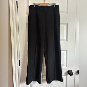 Ever New Classic Black Wide Leg Pants 6 Petite